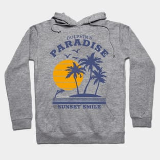 Dolphin's paradise - Sunset Smile Hoodie
